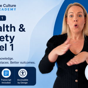 Health and Safety in the Workplace-Level 1 Group Course